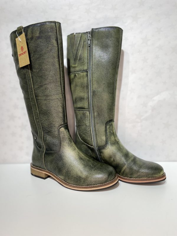 Bottes Forest-Green Cuir – Image 2
