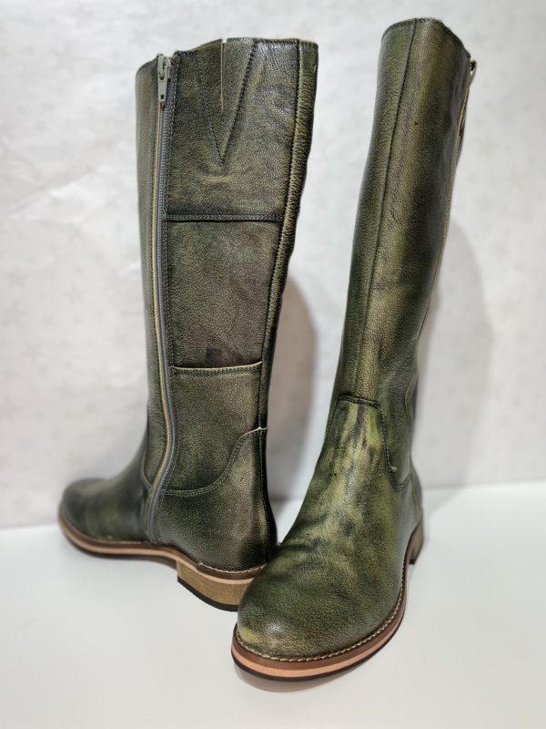 Bottes Forest-Green Cuir – Image 3