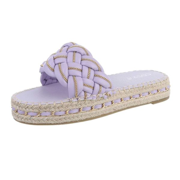 Mules pour femmes - violet